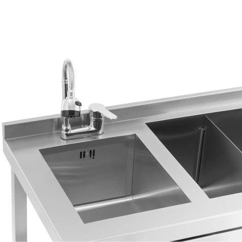 Stacja stoisko barmańskie koktajlowe drink bar ze zlewem 66 x 106 x 136 cm Royal Catering