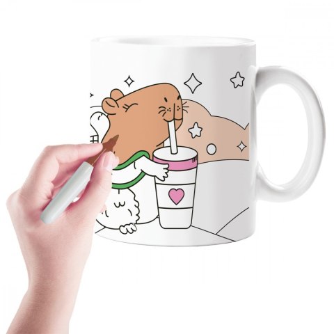 Kubek do kolorowania Kapibara Stnux