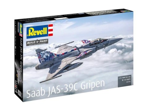 Model plastikowy Samolot SAAB Jas 39C Gripen 1/72 Revell
