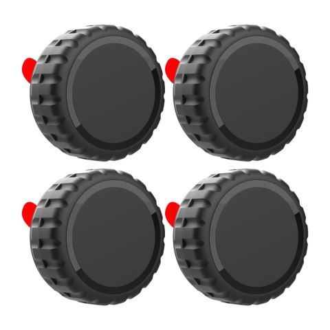 Etui na lokalizator Apple AirTag zakręcane wodoodporne samoprzylepne - 4 szt. HURTEL