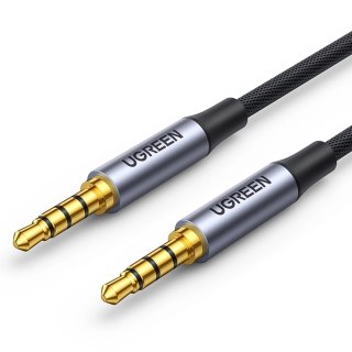 Kabel przewód audio mini jack 3.5mm - mini jack 3.5mm 1m - szary UGREEN
