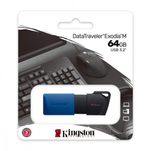 Pendrive Data Traveler Exodia M 64GB USB3.2 Gen1 Kingston