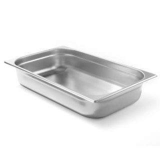 Pojemnik GN 1/1 wys. 100 mm ze stali nierdzewnej - Hendi 800133 Hendi
