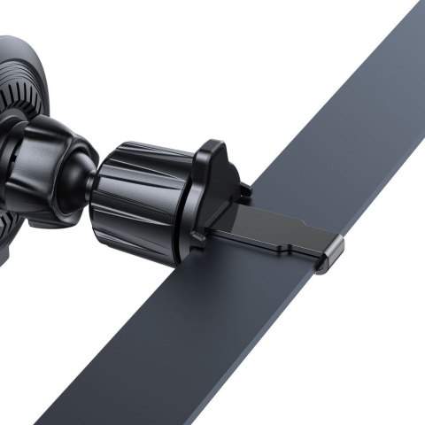 Uchwyt samochodowy z ładowarką indukcyjną MagSafe 15W na kratkę nawiewu - czarny Tech-Protect