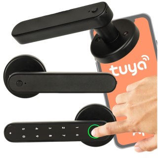 Zamek elektroniczny do drzwi klamka na kod odcisk palca bluetooth Kik Sp. z o. o. Sp. k.