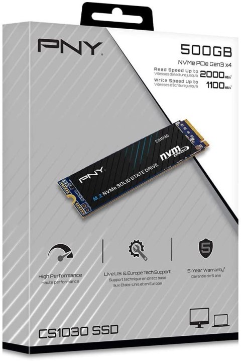 Dysk SSD CS1030 500GB M.2 2280 PNY