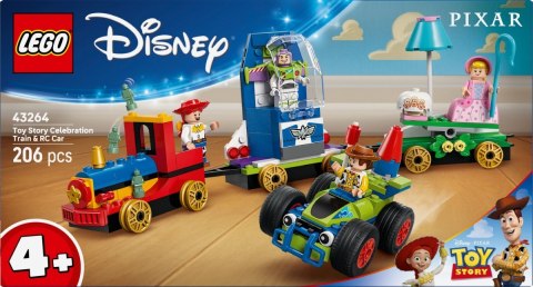 Klocki Disney 43264 Toy Story - Okolicznościowy pociąg i Pan Sterowany LEGO