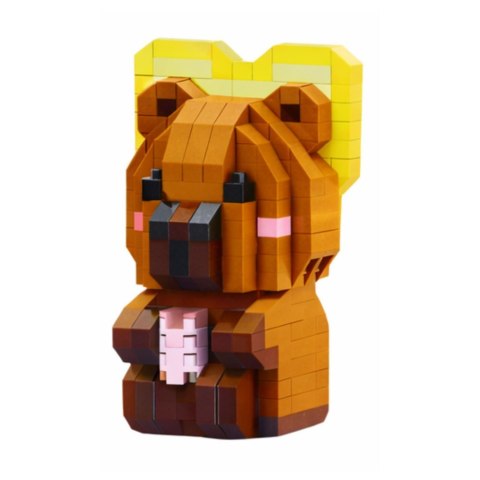 Klocki Konstrukcyjne Kapibara Figurka 3D 204 - 263 el. LEAN TOYS