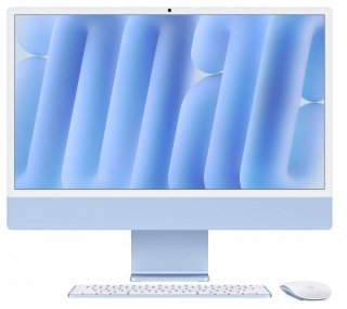 IMac 24 cale: M4 10/10, 16GB, 512GB SSD - Niebieski Apple