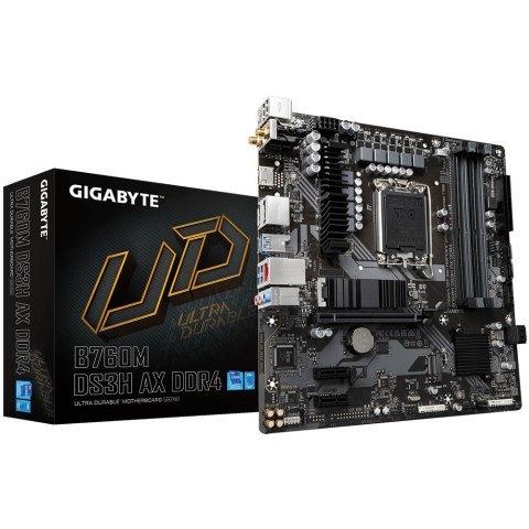 Płyta główna B760M DS3H AX DDR4 s1700 4DDR4 HDMI mATX Gigabyte