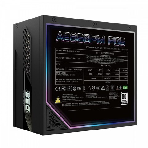 Zasilacz modularny GP-AE850PM PG5 Gigabyte