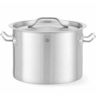 Garnek średni z pokrywką Budget Line 9 l 250x180 - Hendi 832820 Hendi