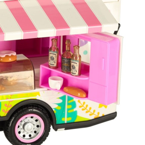 Kamper zdalnie sterowany na pilota samochód kempingowy auto 2,4GHz dźwięki światła akcesoria różowy Kik Sp. z o. o. Sp. k.