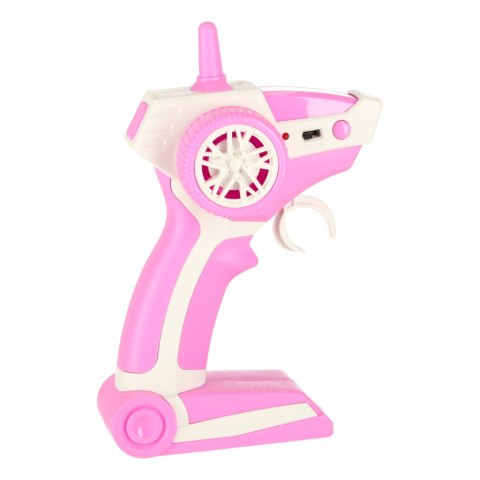 Kamper zdalnie sterowany na pilota samochód kempingowy auto 2,4GHz dźwięki światła akcesoria różowy Kik Sp. z o. o. Sp. k.