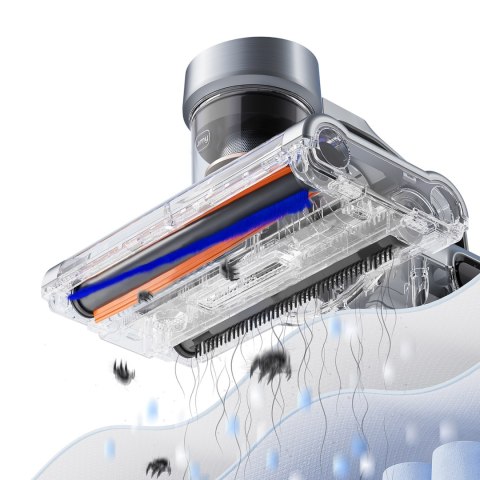 Odkurzacz do materacy dla alergików sterylizacja roztoczy UV i ultradźwięki JIMMY BX7 600W - srebrny szary JIMMY