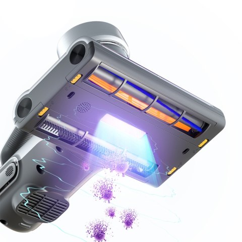 Odkurzacz do materacy dla alergików sterylizacja roztoczy UV i ultradźwięki JIMMY BX7 600W - srebrny szary JIMMY