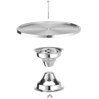 Patera do ciasta ekspozycyjna stalowa śr. 322x175 mm Hendi