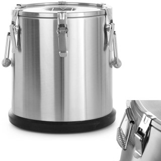 Pojemnik termiczny termos stalowy do transportu żywności 25L - Hendi 710210 Hendi