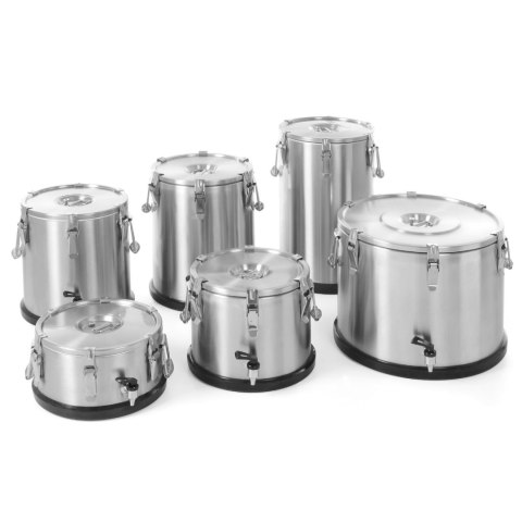 Pojemnik termiczny termos stalowy do transportu żywności 25L - Hendi 710210 Hendi