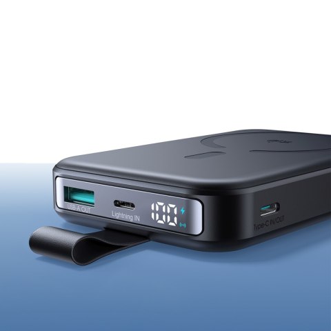 Powerbank 10000mAh 22.5W Qi2 JR-PBM11 MagSafe z podstawką - czarny JOYROOM