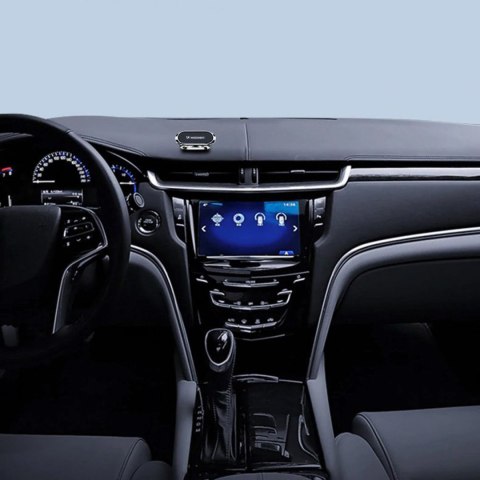 Samoprzylepny magnetyczny uchwyt samochodowy obrotowy 360 na deskę rozdzielczą srebrny WOZINSKY