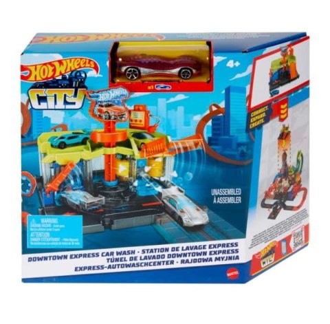 City Zestaw Rajdowa myjnia Hot Wheels