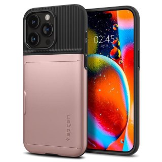 Etui case na iPhone 15 Pro Slim Armor CS - różowe SPIGEN