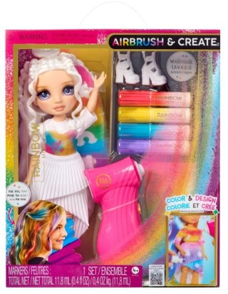 Lalka Rainbow High Air Brush, Purple Eyes MGA