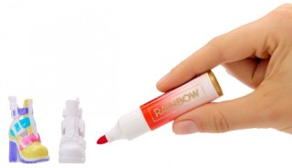 Lalka Rainbow High Air Brush, Purple Eyes MGA