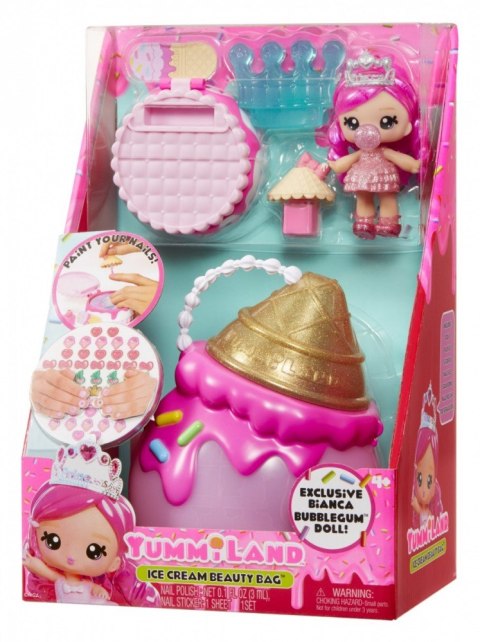 Lalka Yummiland Beauty Bag + Lip Gloss, Ice Cream MGA