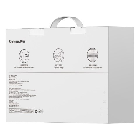 Poduszka lędźwiowa do samochodu ComfortRide czarny BASEUS