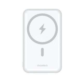 Powerbank 10000 mAh 20W MagSafe USB-A USB-C funkcja podstawki - biały CHOETECH