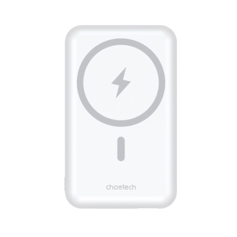 Powerbank 10000 mAh 20W MagSafe USB-A USB-C funkcja podstawki - biały CHOETECH