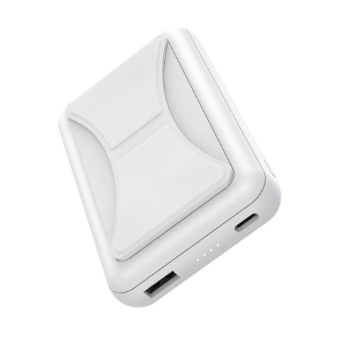 Powerbank 10000 mAh 20W MagSafe USB-A USB-C funkcja podstawki - biały CHOETECH