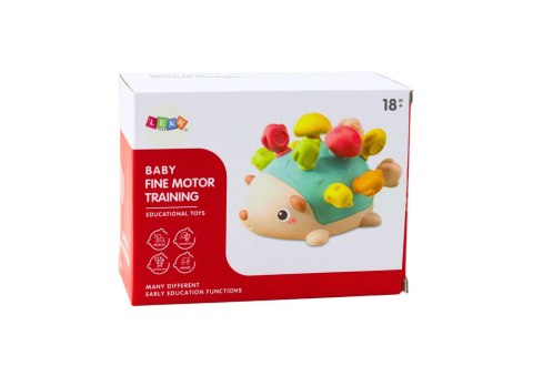 Jeżyk Sensoryczny Dla Niemowląt Patyczki Kolorowe LEAN Toys
