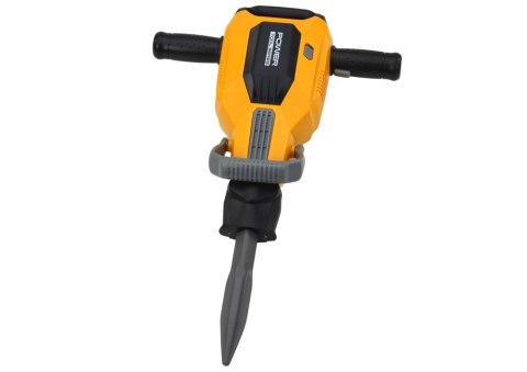 Młot Pneumatyczny Zabawkowy Wymienna Końcówka Okulary Żółty LEAN Toys