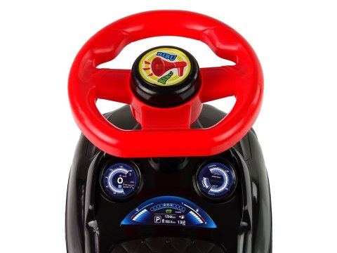 Samochód Jeździk QX-3399-2 Klakson Czarny LEAN CARS