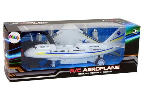 Samolot Pasażerski R/C Zdalnie Sterowany + Pilot Akumulator Kabel USB LEAN Toys