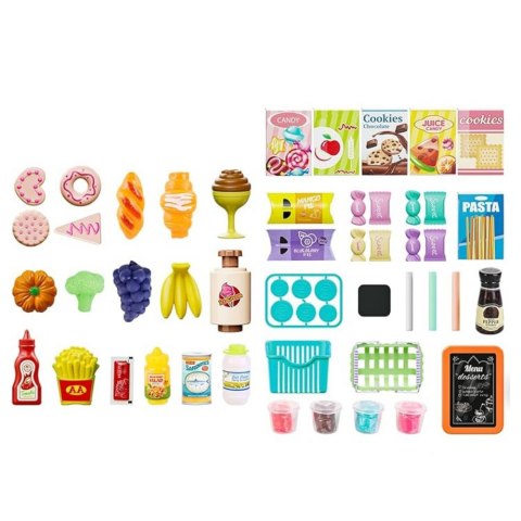 Zabawkowy Sklep Dla Dzieci Super Market Interaktywny 67el LEAN Toys