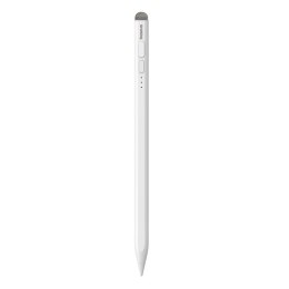 Rysik stylus do iPad z aktywną wymienną końcówką Smooth Writing 2 + kabel USB-C biały BASEUS