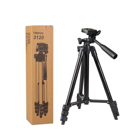 Statyw trójnóg TRIPOD 3120 na aparat fotograficzny telefon i kamerę GoPro HURTEL