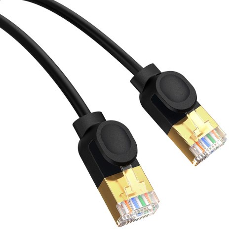 Szybki cienki kabel sieciowy RJ45 cat. 7 10Gbps 5m czarny BASEUS