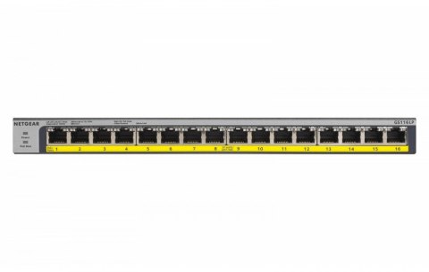 Przełącznik GS116LP Switch niezarządzalny 16xGE PoE+ Netgear