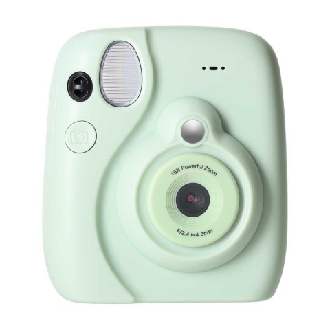 Aparat fotograficzny cyfrowy natychmiastowy 16x wkłady mazaki zielony Kik Sp. z o. o. Sp. k.