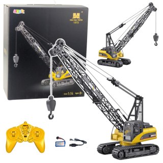 Dźwig Gąsienicowy Żuraw Zdalnie Sterowany RC Światła Dźwięk Huina 1:14 HUINA