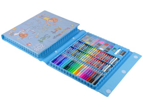 Zestaw Artystyczny Do Malowania XXL Walizka 208 elementów LEAN