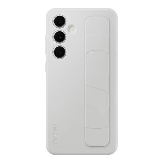 Etui case Samsung Standing Grip Case z uchwytem i podstawką do Galaxy S24 FE - szare SAMSUNG