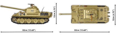 Klocki Panzer V Panther G Pudel 1133 klocków Cobi Klocki