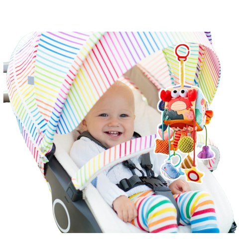 Kostka Sensoryczna Zawieszka Do Łóżeczka Zwierzęta Morskie LEAN Toys