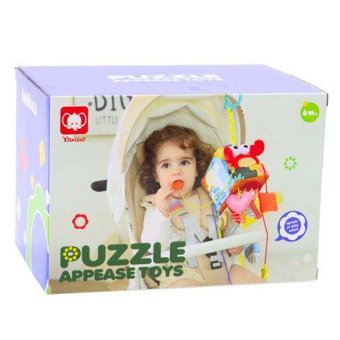 Kostka Sensoryczna Zawieszka Do Łóżeczka Zwierzęta Morskie LEAN Toys